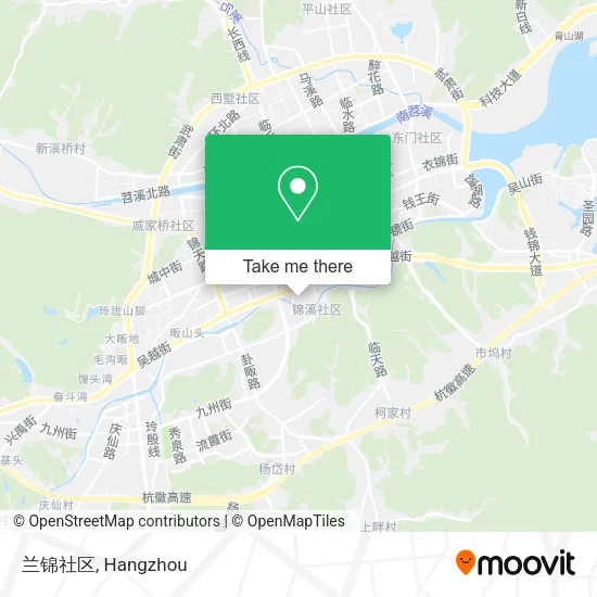 兰锦社区 map