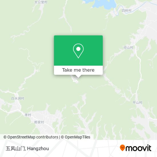 五凤山门 map