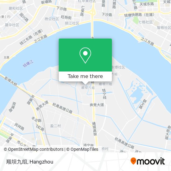 顺坝九组 map