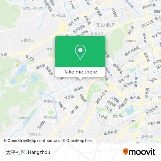 太平社区 map