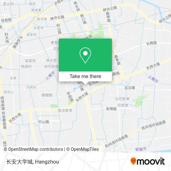 长安大学城 map