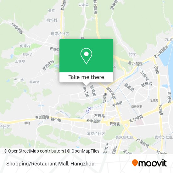 Shopping/Restaurant Mall map