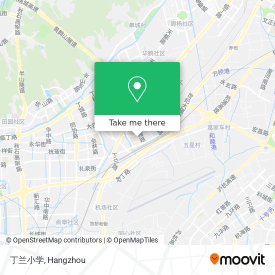 丁兰小学 map