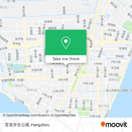 育英学生公寓 map