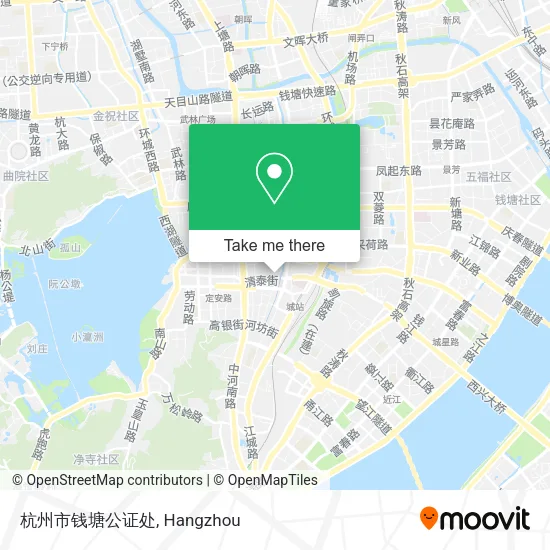 杭州市钱塘公证处 map