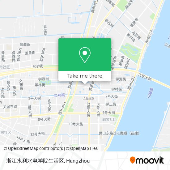 浙江水利水电学院生活区 map