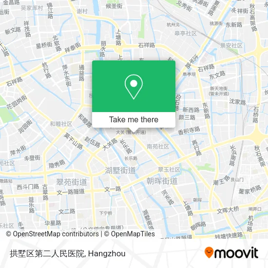 拱墅区第二人民医院 map