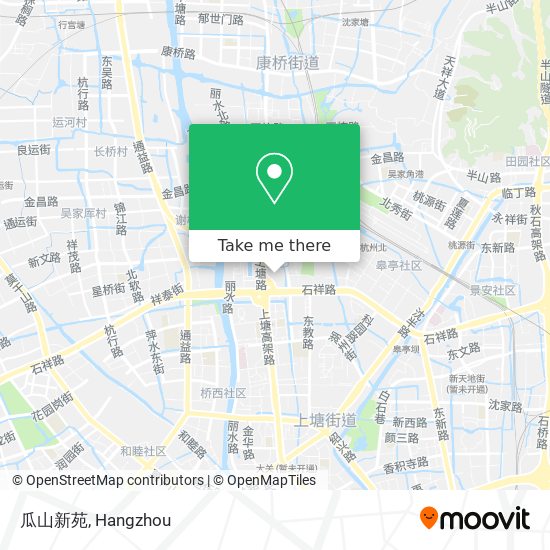 瓜山新苑 map