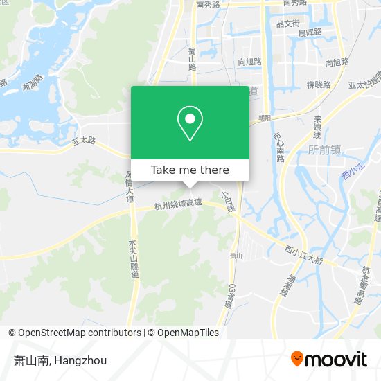 萧山南 map