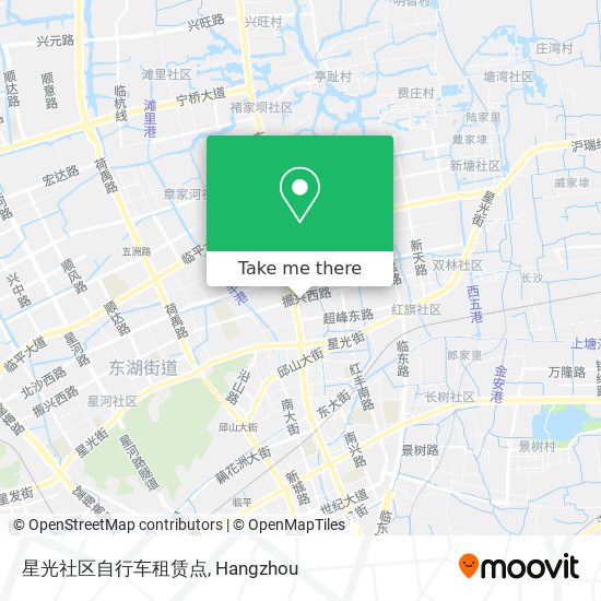 星光社区自行车租赁点 map