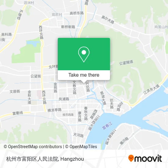 杭州市富阳区人民法院 map