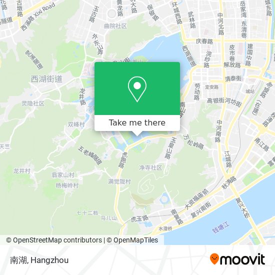 南湖 map