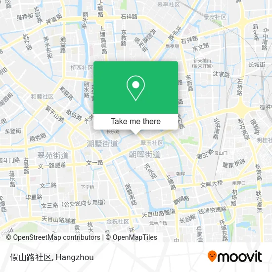 假山路社区 map