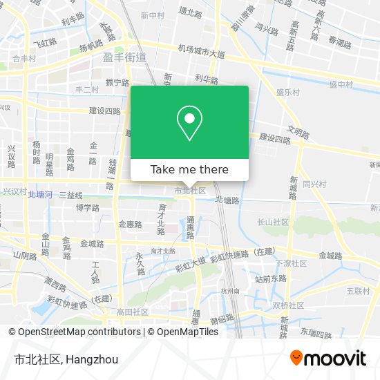 市北社区 map