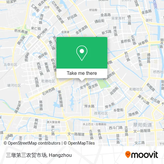 三墩第三农贸市场 map
