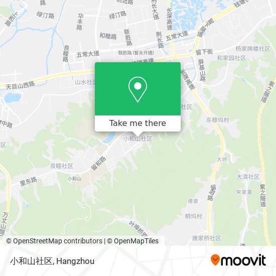 小和山社区 map