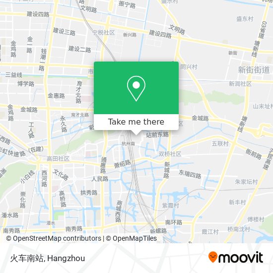 火车南站 map