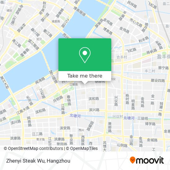 Zhenyi Steak Wu map