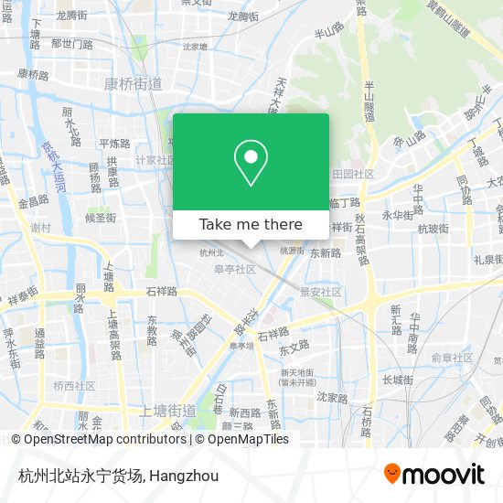 杭州北站永宁货场 map