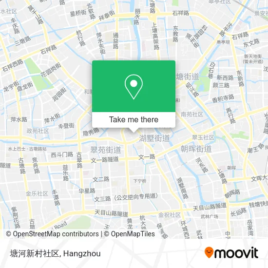 塘河新村社区 map
