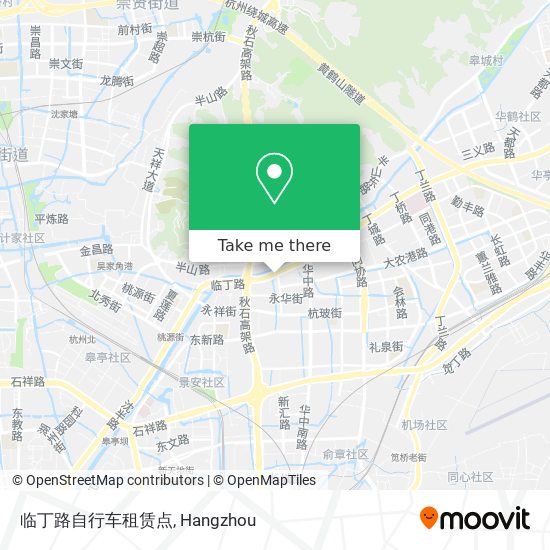 临丁路自行车租赁点 map