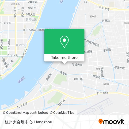 杭州大会展中心 map