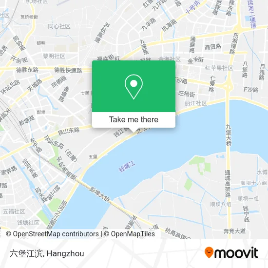 六堡江滨 map
