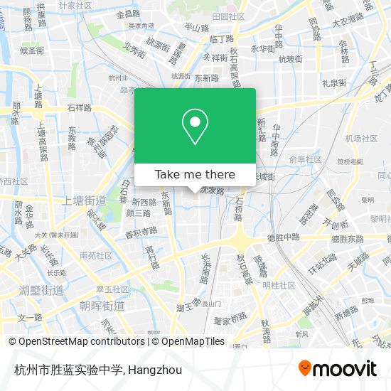 杭州市胜蓝实验中学 map