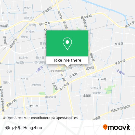 仰山小学 map