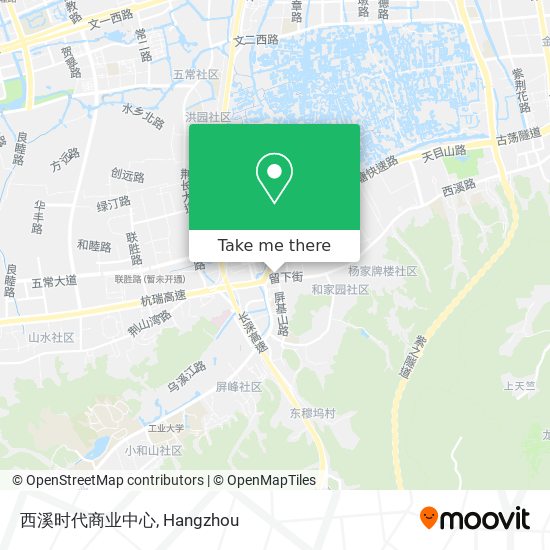 西溪时代商业中心 map