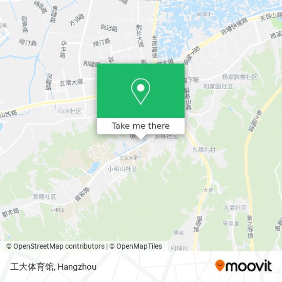 工大体育馆 map