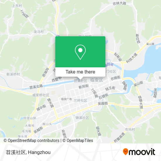 苕溪社区 map