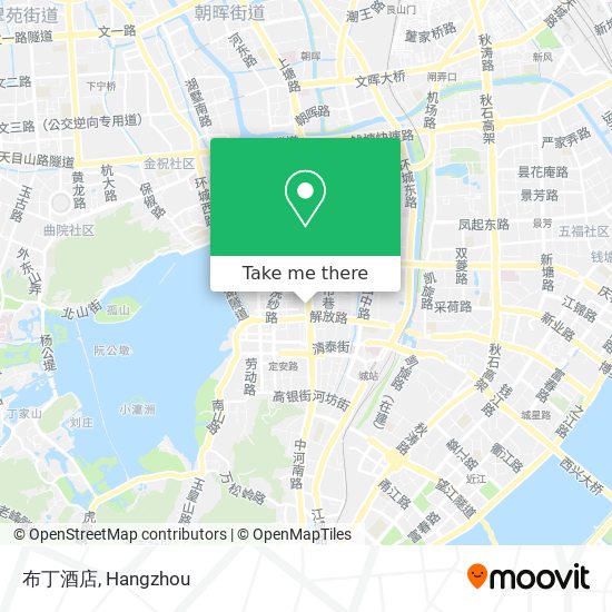 布丁酒店 map