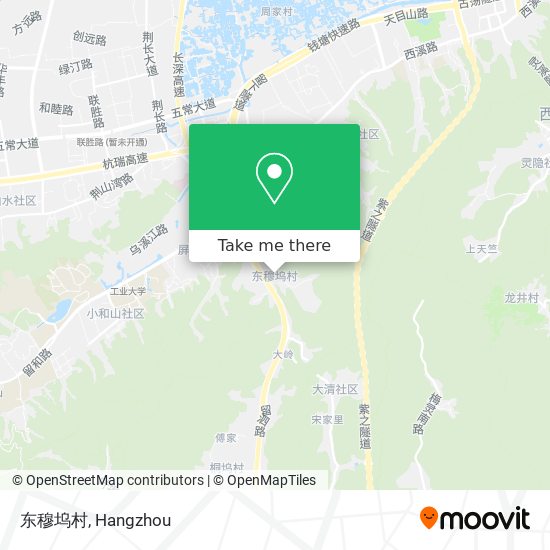 东穆坞村 map
