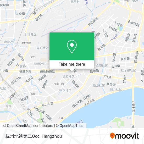 杭州地铁第二Occ map