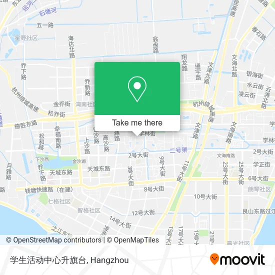学生活动中心升旗台 map