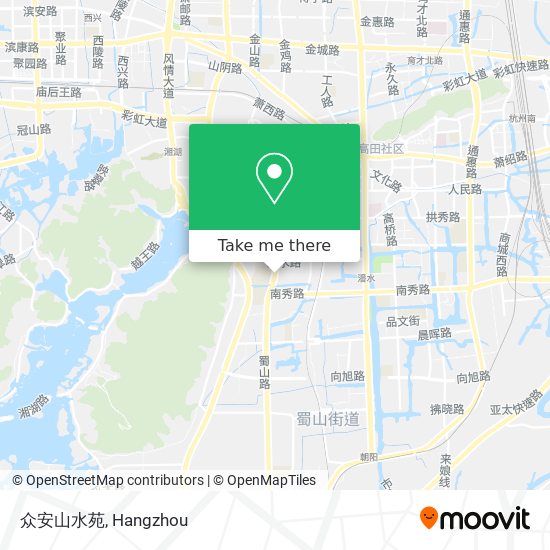 众安山水苑 map