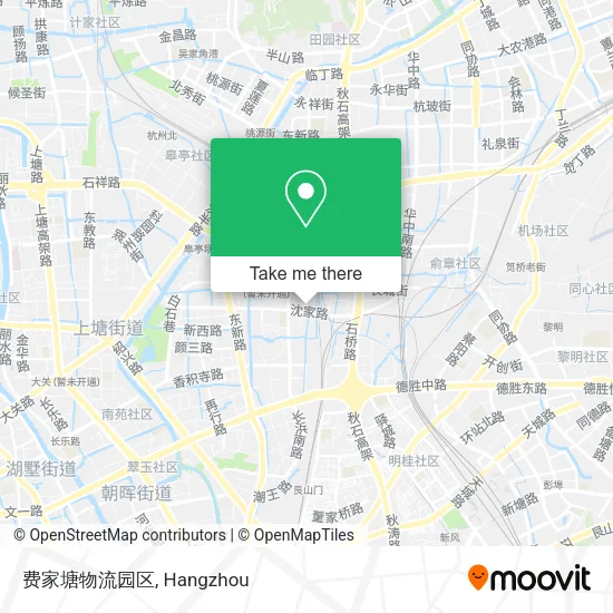 费家塘物流园区 map