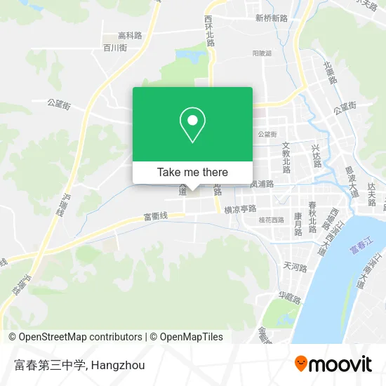 富春第三中学 map