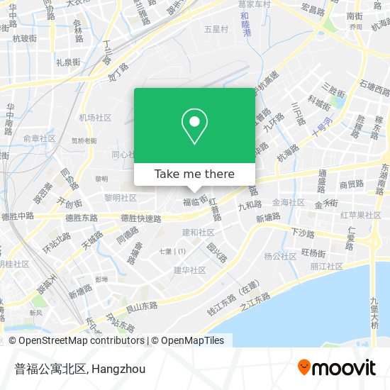 普福公寓北区 map