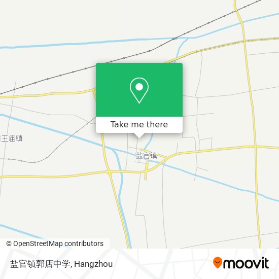 盐官镇郭店中学 map