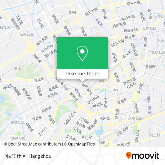 钱江社区 map