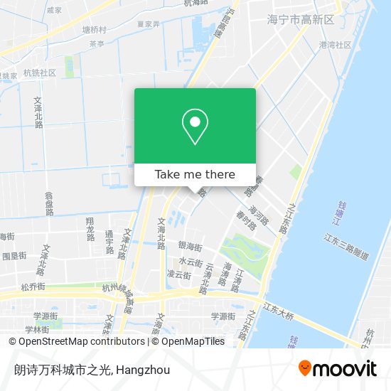 朗诗万科城市之光 map