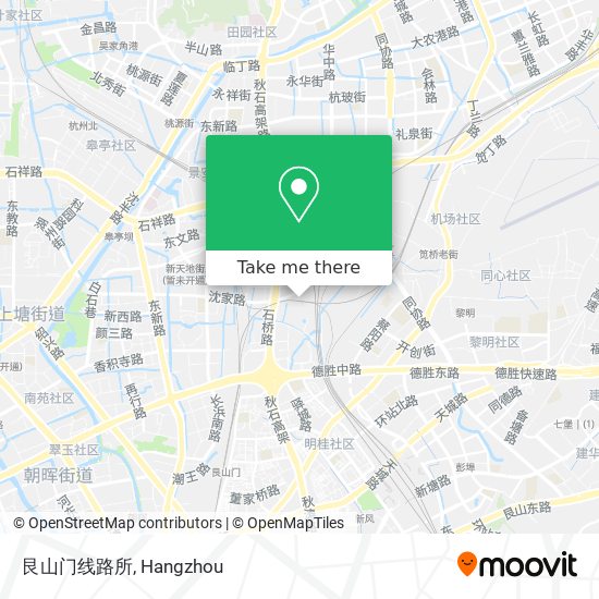 艮山门线路所 map