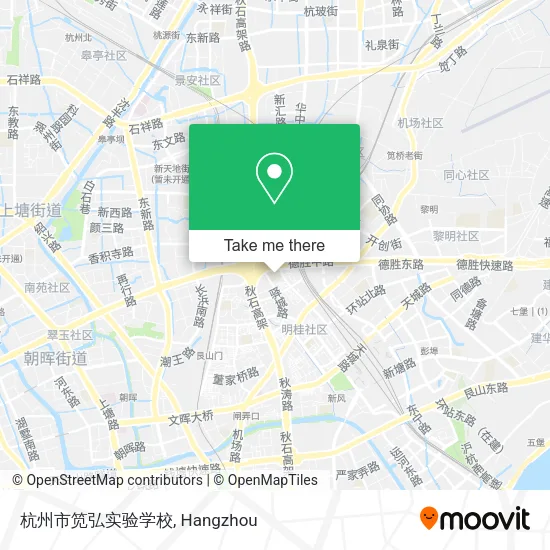 杭州市笕弘实验学校 map
