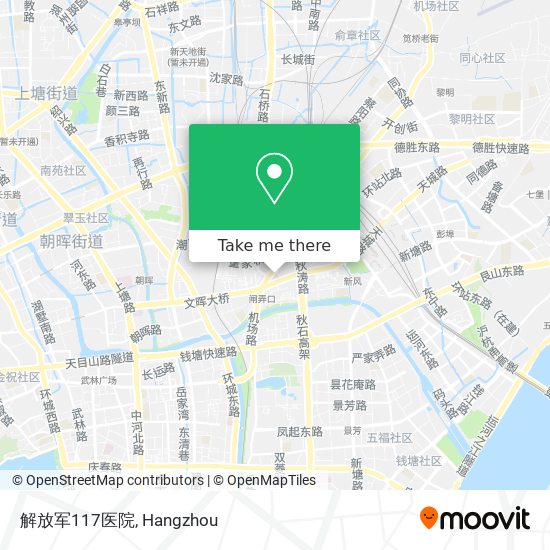 解放军117医院 map
