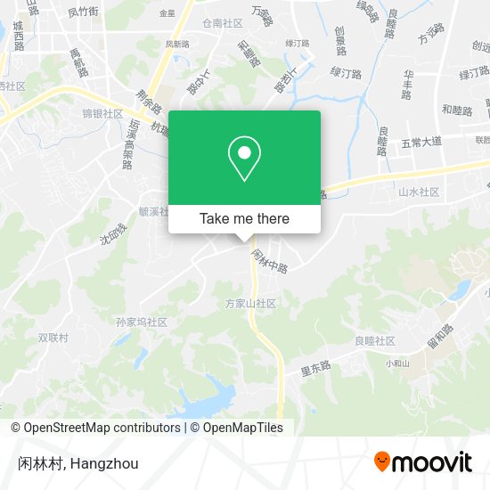 闲林村 map
