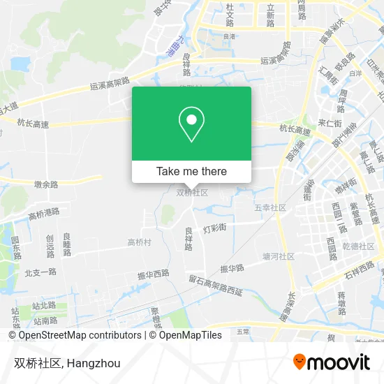 双桥社区 map