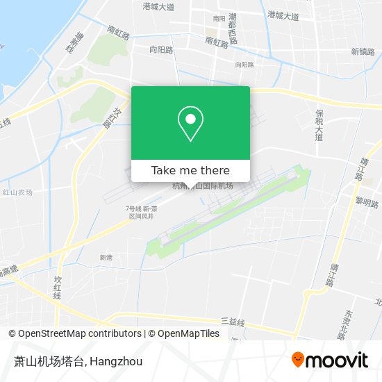 萧山机场塔台 map
