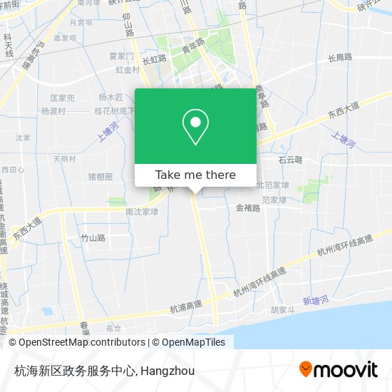 杭海新区政务服务中心 map